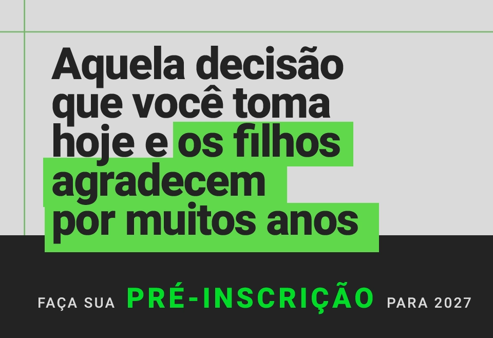 Faça sua pré-inscrição para 2027
