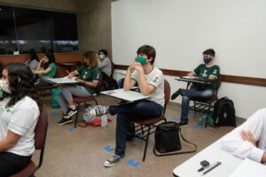 Alunos em sala de aula